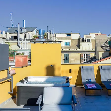 Appartement Attico Centro Con Terrazza E Jacuzzi E Parcheggio Privati Genua